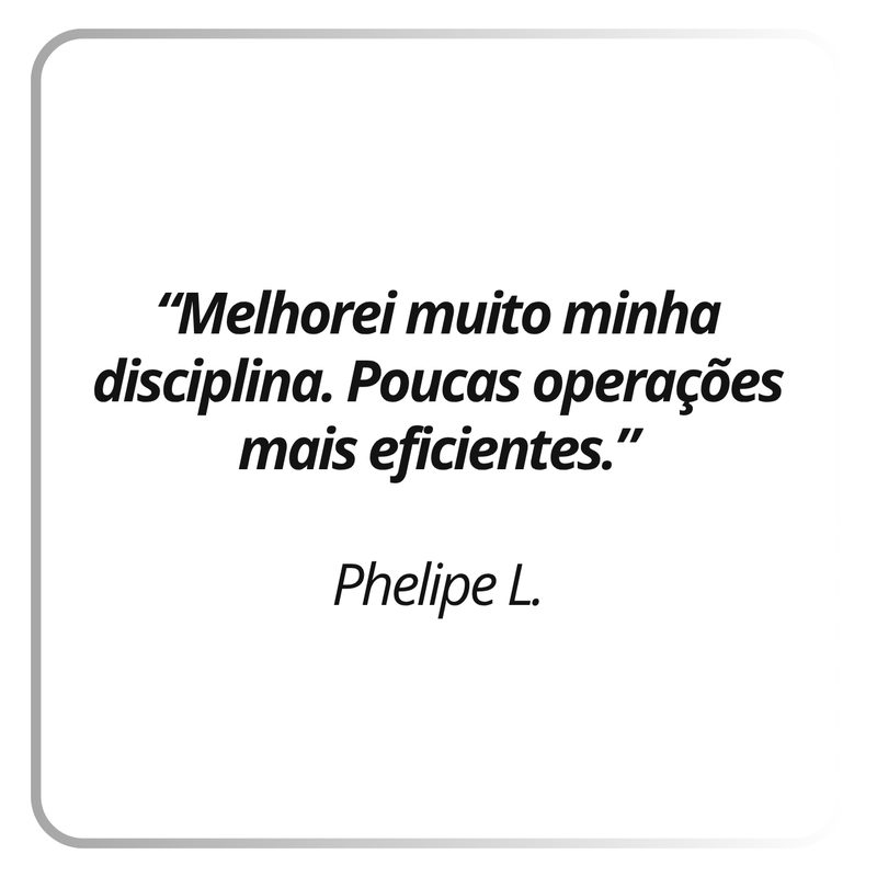 Depoimento real de assinante Gamma Quant: Phelipe